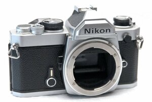 （綺麗）Nikon ニコン 人気の高級一眼レフカメラ FM（銀）ボディ 希少な作動品（腐食なし）