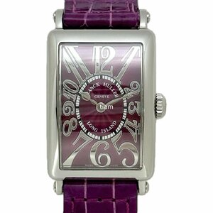 FRANCK MULLER フランクミューラー 902QZREL Long island ロングアイランド パープル クオーツ J59952