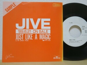 7★JIVE / JUST LIKE A MAGIC (和モノ/ブギー/非売品/PROMO ONLY/89年レア!)