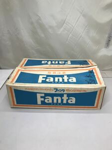 Z100 レア 昭和レトロ 当時物 Fanta ファンタ オレンジ 350ml×24缶 外箱 コカコーラ 箱 空箱 段ボール箱　8c/11a/1b