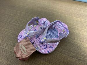 新品☆havaianas ハワイアナス キッズ ビーチサンダル　17-18