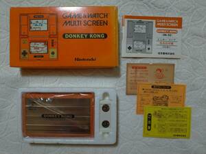 【美品】任天堂ゲームウォッチ　ドンキーコング　箱説付★Nintendo GAME&WATCH DONKEY KONG DK-52