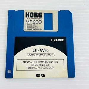 KORG 01/W FD用 マイクロフロッピーディスク【XSD-00P】 MF2DD データリストア用 データディスクID
