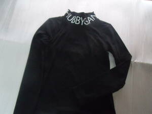 ★チャービーギャング　ハイネックシャツ　黒　150