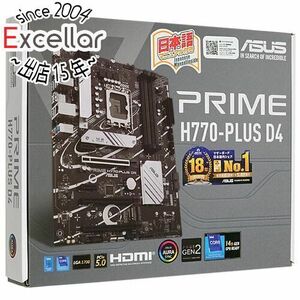 ASUS製 ATXマザーボード PRIME H770-PLUS D4 LGA1700 [管理:1000028109]
