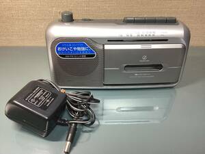 KOIZUMI 小泉成器 FM/AMラジオ モノラルラジカセ カセットレコーダー SAD-1714/E7 2010年製