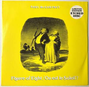 未使用盤 限定盤 レコード 12“ ポールマッカートニー Paul McCartney Figure Of Eight / Ou Est Le Soleil? 12RS 6235 LIMITED UNPLAYED