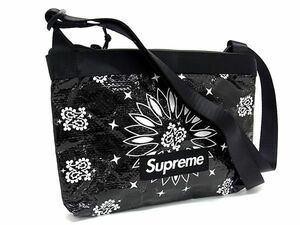 ■新品■未使用■ Supreme シュプリーム ポリプロピレン ショルダーバッグ ボディバッグ レディース メンズ ブラック系 AU7680