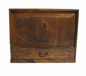 アンティーク 古い 木製棚 小棚 たぶん桐 茶道具 茶器 茶の湯の棚 多目的棚 おばあちゃんの棚