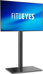 1.黒 FITUEYES テレビスタンド 32～60インチ対応 壁寄せテレビスタンド AVアクセサリ 高さ調節可能 ラック回転可能