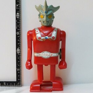 タカトク【ウルトラマン レオ】当時物プラ製ゼンマイ歩行ロボット ROBOT 特撮ヒーロー■Takatoku Toys TT【中古】0585