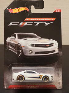 HOT WHeeLs 2013 CHEVY CAMARO SPECIAL EDITION FIFTY CELEBRATING 50th 白 シェビー カマロ ミニカー ５０周年記念 限定 ホットウィール