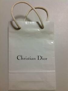 【ショッパー】Christian Dior /クリスチャンディオール の紙袋 一度使用の新中古
