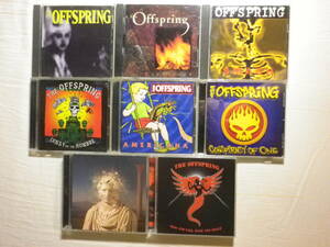 『The Offspring アルバム8枚セット』(DVD付等,Ignition,Smash,Ixnay On The Hombre,Americana,Conspiracy Of One,Splinter,Rise And Fall)