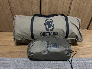 1円スタート OneTigris ワンティグリス ROC SHIELD ロックシールド TCタープテント メッシュインナーセット アウトドア ソロキャンプ