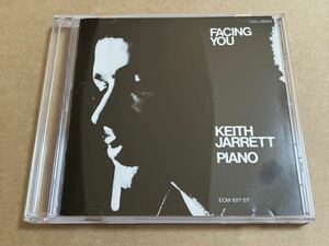 CD KEITH JARRETT / FACING YOU J25J29023 GOLD CD : ECM20周年記念盤 帯無し ジャケットにツメ跡 裏ジャケット無し