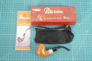[NZ][MH013660] Peterson ピーターソン PREMIER SYSTEM 314 SMOOTH STERLING SILVER K&P IRELAND 喫煙 パイプ 収納袋、元箱等付き
