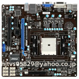 MSI FM2-A85XMA-P33 ザーボード AMD A85X Socket FM2 Micro ATX メモリ最大16G対応 保証あり　