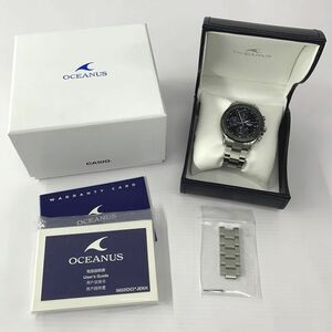 CASIO カシオ OCEANUS オシアナス クラシックライン/OCW-T4000A-1AJF アナログ/電波ソーラー 店頭/他モール併売《服飾小物・山城店》O3459