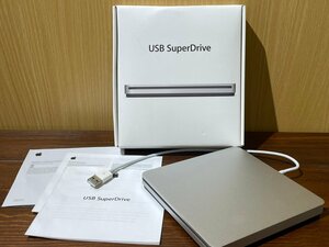 【中古】Apple USB SuperDrive MD564ZM/A A1379 DVD再生 CD再生 外付け MacBook
