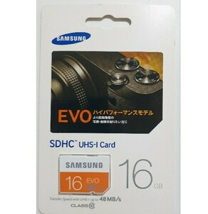 SDカード 16GB SAMSUNG サムスン MB-SP16D/JP [EVO SDHC UHS-Iカード Class10 16GB] 