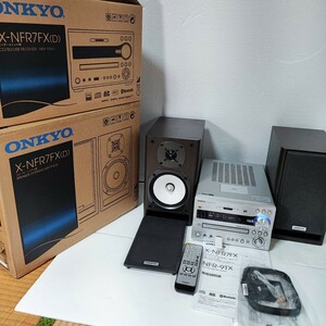 〓新品に近い〓　ONKYO X-NFR7FX(D) CD/SD/USBレシーバーシステム、ハイレゾ対応、2019年製の超美品商品★元箱入り