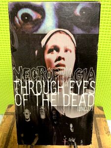 廃盤 NECROPHAGIA Through Eyes Of The Dead (Uncut) RSR-0134 オリジナルVHS版 PANTERA フィル・アンセルモ DOWN ホラー ゴア スナッフ
