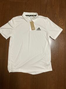 新品　未使用　adidas ポロシャツ　Mサイズ　ホワイト