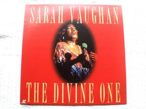 LD　サラ・ヴォーン　聖なる歌声　Sarah Vaughan　The Divine One　レーザー・ディスク 