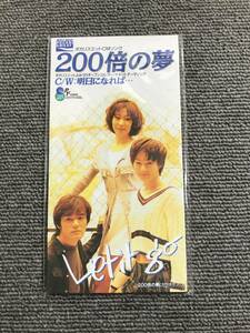 Letit go / 200倍の夢 ポカリスエットCMソング 短冊形 8cmシングルCD 型番:WPD6-9049 管理番号:AZ-0107