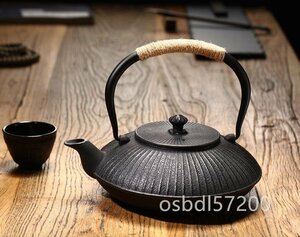 特選 鉄器 老鉄瓶★新品 茶道具対応 鉄やかん 鉄分補給 未塗装鉄器