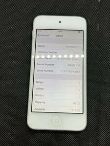 iPod touch 第6世代 MKH62J/A 16GB アイポッドタッチ シルバー ホワイト ipt06