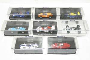 7462K/1円～ ほぼ未開封◇Spark スパーク 1/43 8台/ポルシェ78 no2 5th モナコGP 1962・クーパー T53・BRM P160B・P57・ティレル 007他