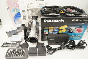 590■売り切り■Panasonicパナソニック■NV-GS-100 シルバー■NV-GS100K-S■LEICAライカ DICOMAR■デジタル ビデオカメラ■動作品■現状■