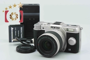 【中古】PENTAX ペンタックス Q10 ズームレンズキット シルバー シャッター回数僅少