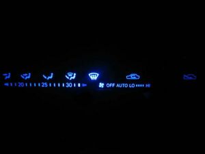 COROLLA CERES カローラセレス AE100/AE101 レバー式オート エアコン照明用 LED球！ ブルー