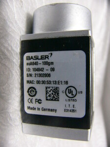 ★動作保証★ Basler acA640-100gm 30万画素GigEカメラ Cマウント FA産業用