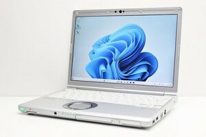 1円スタート ノートパソコン Windows11 Panasonic レッツノート CF-SV7 DVDマルチ 第8世代 Core i5 SSD256GB メモリ8GB Windows10 カメラ