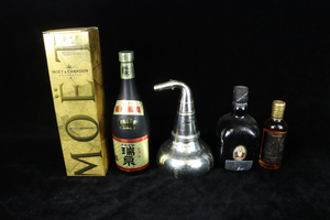 お酒まとめ ニッカウイスキー シャンパン 泡盛 MOET＆CHANDON KINGSLAND 竹鶴ピュアモルト 瑞泉 THOMASPARRLIVEDFOR152YEARS 015IFIIW33