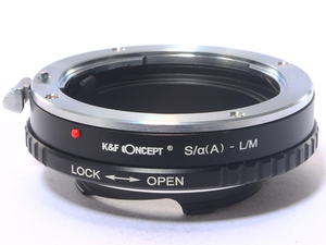 K&F Concept レンズ マウント アダプター ミノルタ ソニー Aマウント レンズ → ライカ Mマウント 変換 MINOLTA SONY A - Leica M