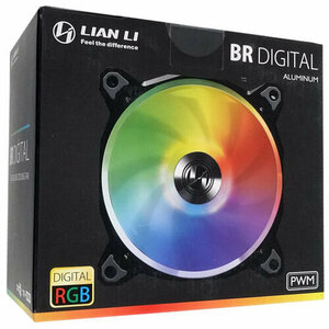 LIAN LI 120mm ファン3基＆コントローラーセット BORA DIGITAL GRAY KIT グレー [管理:1000019736]