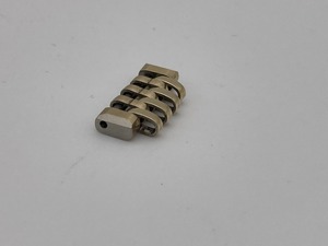 オメガ 16mm幅 ヴィンテージ コマ 金色 1037 OMEGA stainless steel bracelet parts 110-1