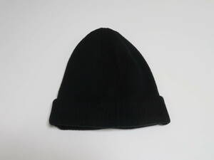 【送料無料】美品 ウィゴー WEGO サイズF アクリル100％ 黒色 ブラック系色 メンズ レディース スポーツキャップ ハット 帽子 1個