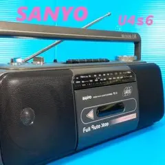 【平成レトロ】SANYO ラジオカセットレコーダー U4s6(K)