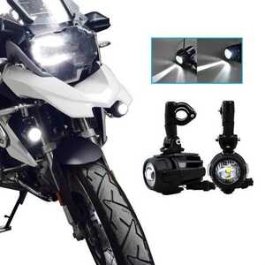 BMW LEDフォグランプ ledライト 6500k R1200GS/ADV K1600 R1200GS R1100GS アドベンチャー クラッシュバー