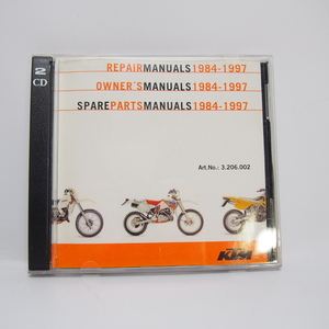 即決.送料無料.KTM.リペアマニュアル.1984-1997.DVD2枚.オーナーズマニュアル