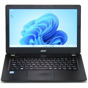 ■中古 acer TravelMate P238M-F54Q 13.3インチ Core i5 6200U 2.3GHz 8GB SSD 128GB Windows11 ノートパソコン PC ACアダプタなし