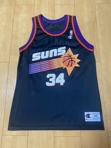 チャールズバークレー Charles Barkley Champion製 ユニフォーム ゲームシャツ NBA Suns サンズ サイズ44 レイカーズ ウォリアーズ ブルズ