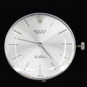 IT4YFYSGAJIU 即決 本物 ROLEX ロレックス Cellini チェリーニ 3747 シルバー文字盤 ラウンド 2針 cal.1600 ムーブメント 文字盤のみ