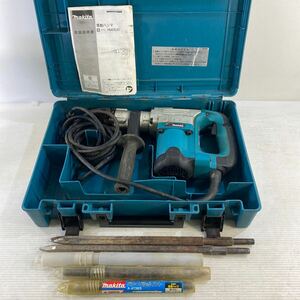 makita マキタ 電動ハンマ HM0830 100V 1050W 電動工具 工具 工事 現場 土木 破砕 粉砕 ハツリ 削る ハツリ機 斫り機 取説 ケース付 中古